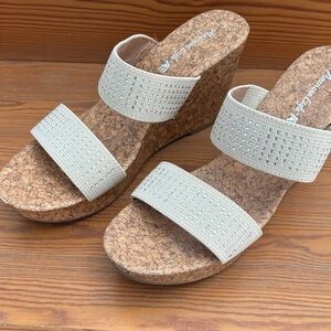 American Eagle wedges sandals size 12. Studs and cork. Nice